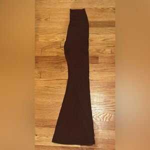 Aerie Red High Waisted Flare Leggings